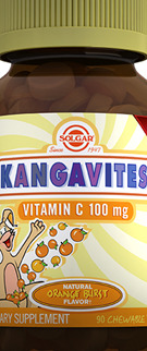 Solgar Kangavites Vitamin C 100 Mg